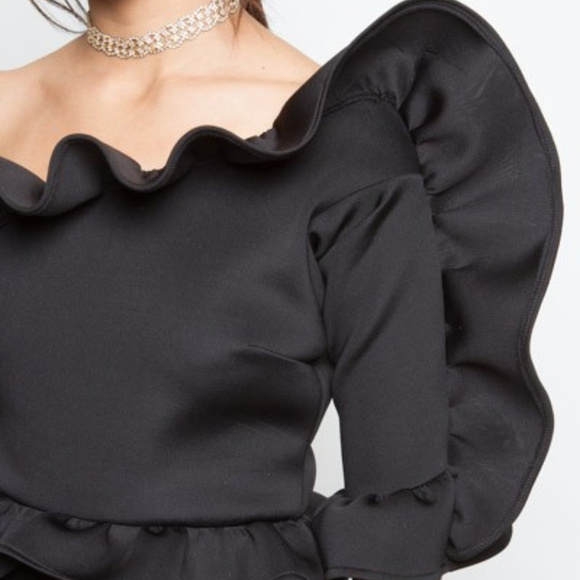 BURGUNDY or BLACK Party Dress - Picture 3 of 4